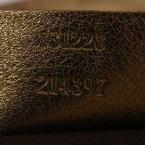 GUCCI GG Canvas Sherry Line Hand Bag Beige Gold Pink - Picture 13 of 13